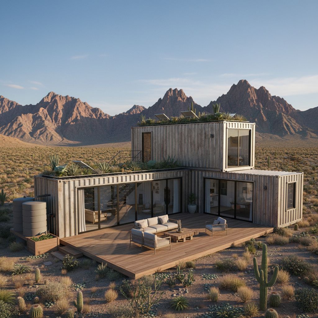 Sustainable Elegance: The Modern Shipping Container Dream Home